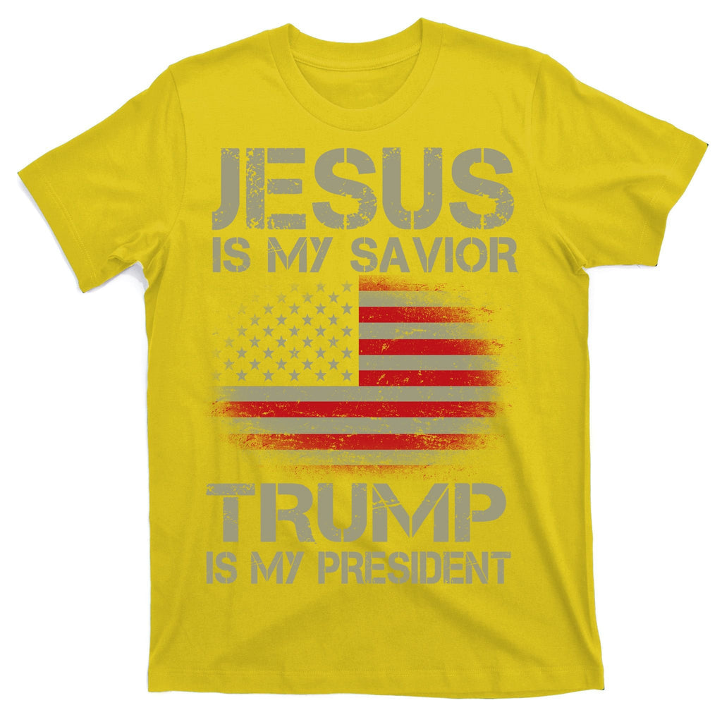 Jesus Is My Savior Trump Is My President T-Shirt product image 3