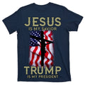 Jesus Is My Savior Trump Is My President American Cross product image 1