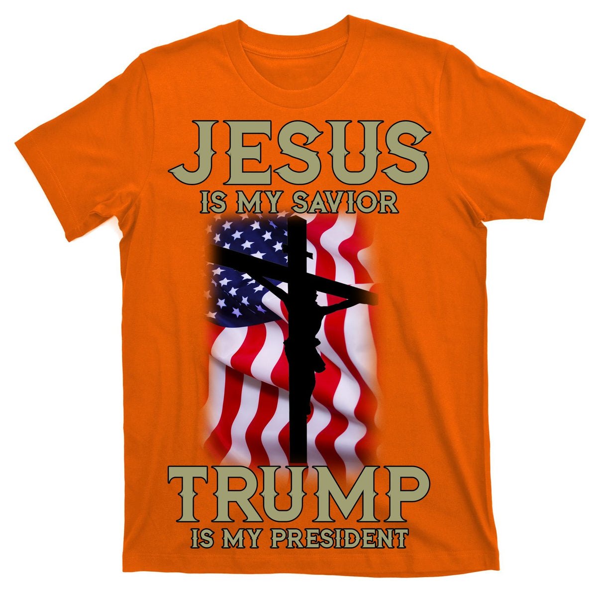 Jesus Is My Savior Trump Is My President American Cross product image 5
