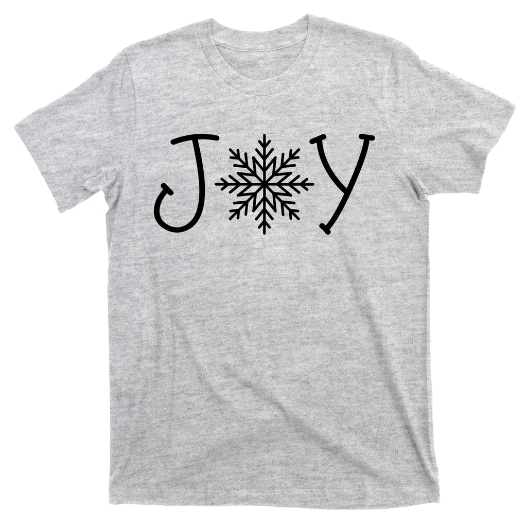 Joy Snowflake Christmas T-Shirt product image 9