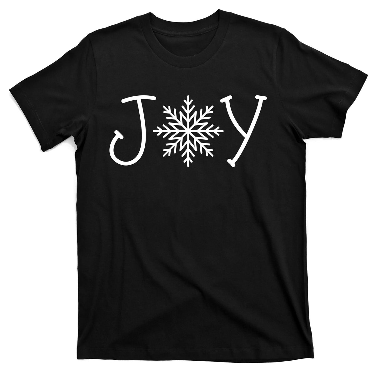 Joy Snowflake Christmas T-Shirt product image 7