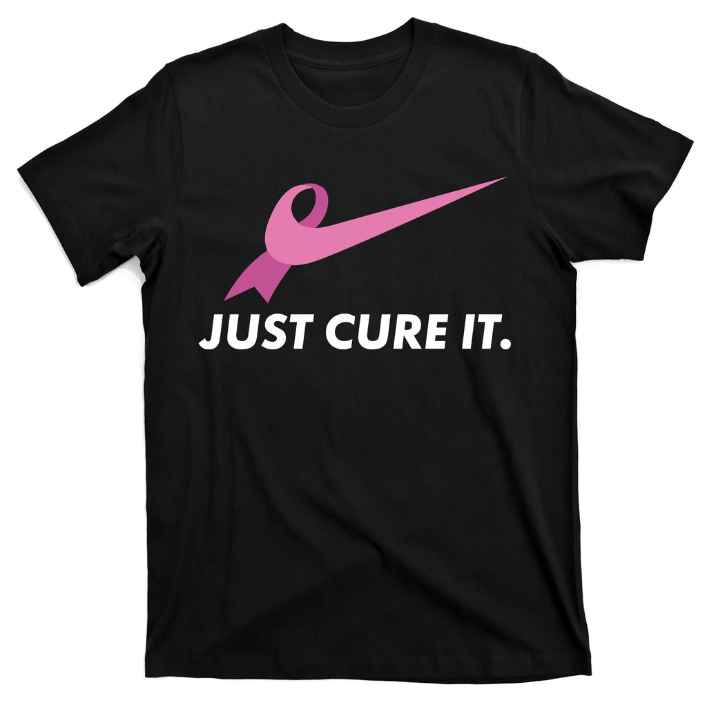 Just Cure It Breast Cancer Awareness T-Shirt product image 7