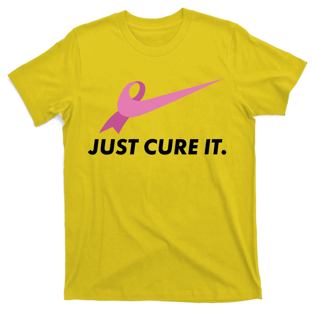 Just Cure It Breast Cancer Awareness T-Shirt product image 3