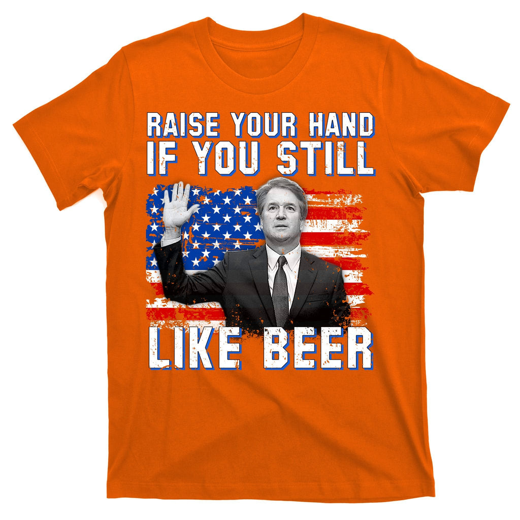 Kavanaugh Still Like Beer American Flag T-Shirt product image 5
