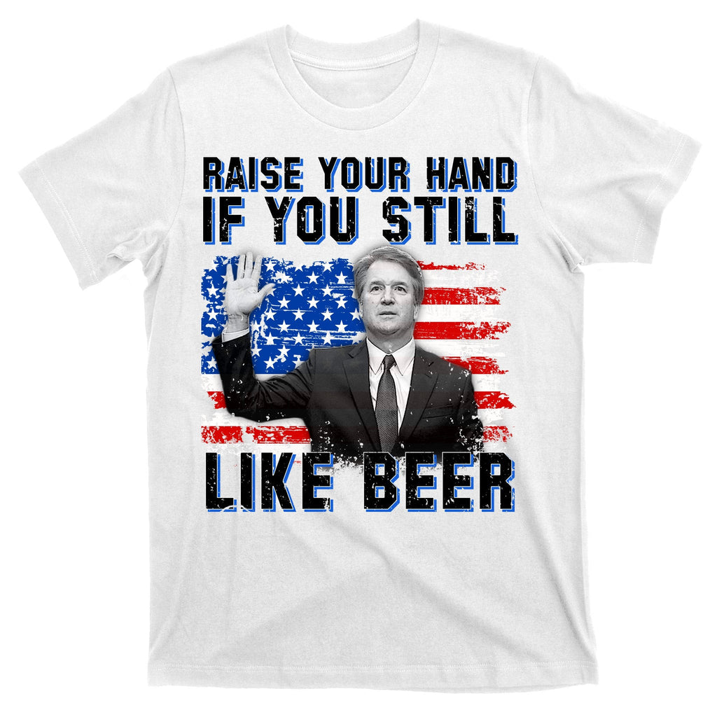 Kavanaugh Still Like Beer American Flag T-Shirt product image 11