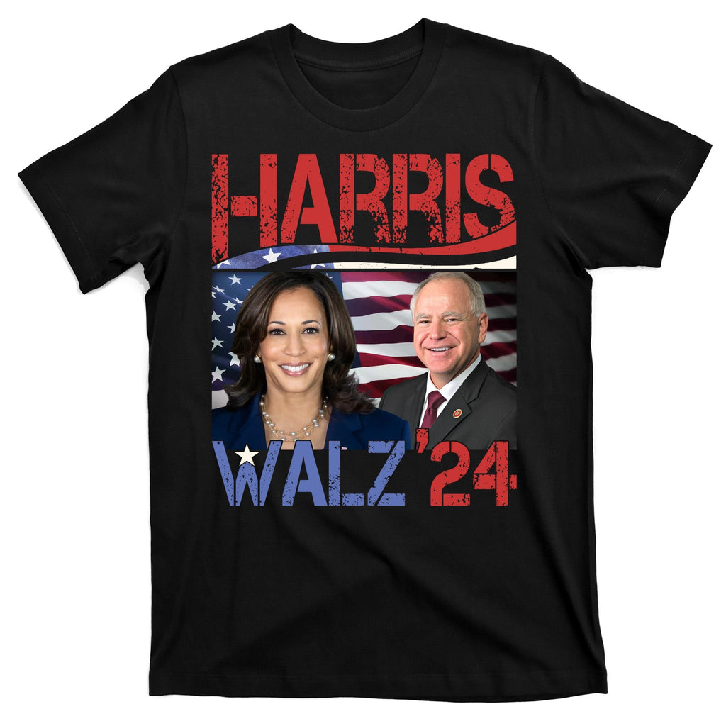 Kamala Harris Tim Walz 2024 Election T-Shirt product image 7