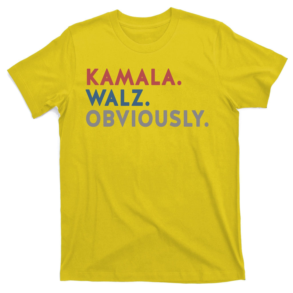Kamala Harris Tim Walz Obviously 2024 Election T-Shirt product image 3