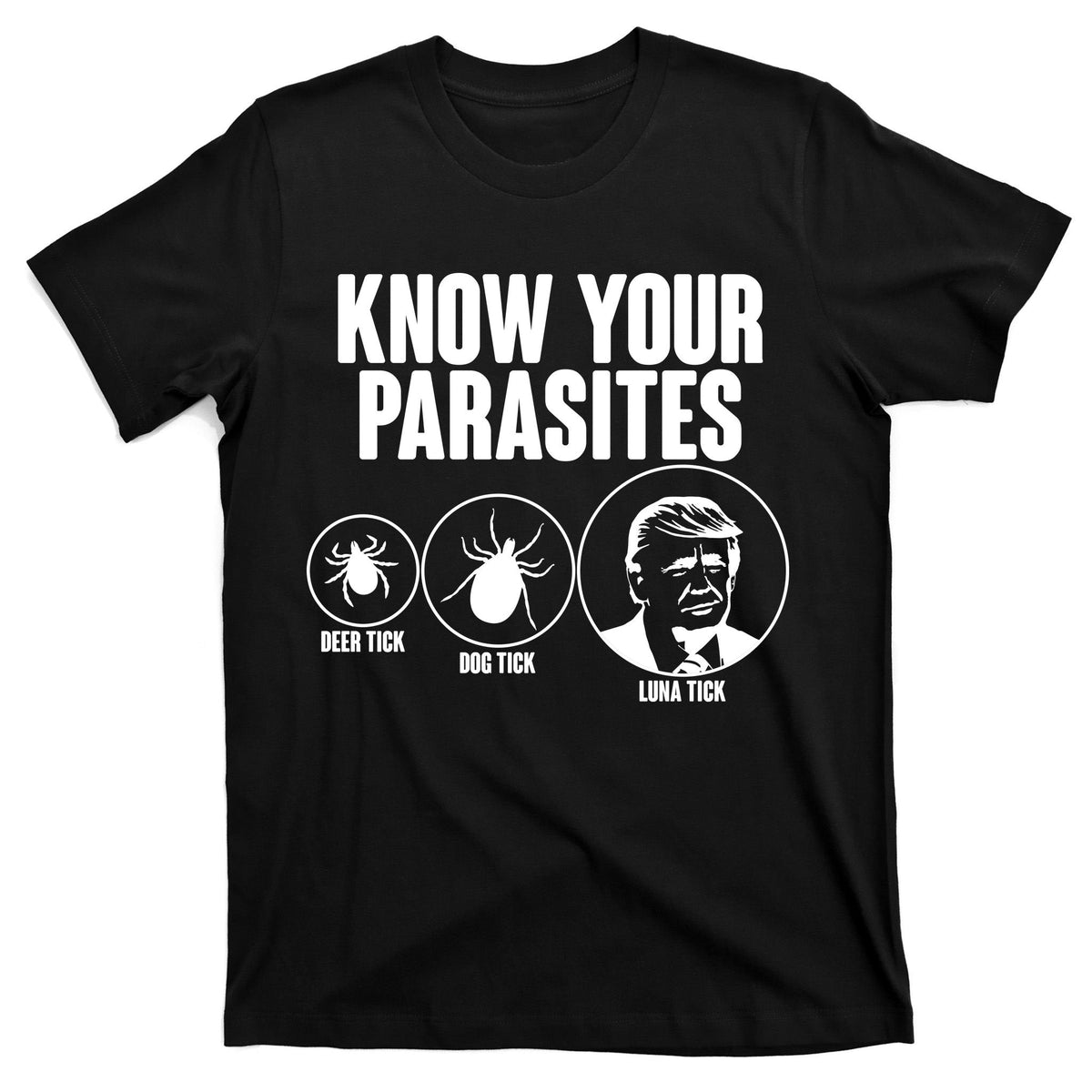 Know Your Parasites Deer Trick Dog Luna T-Shirt product image 7