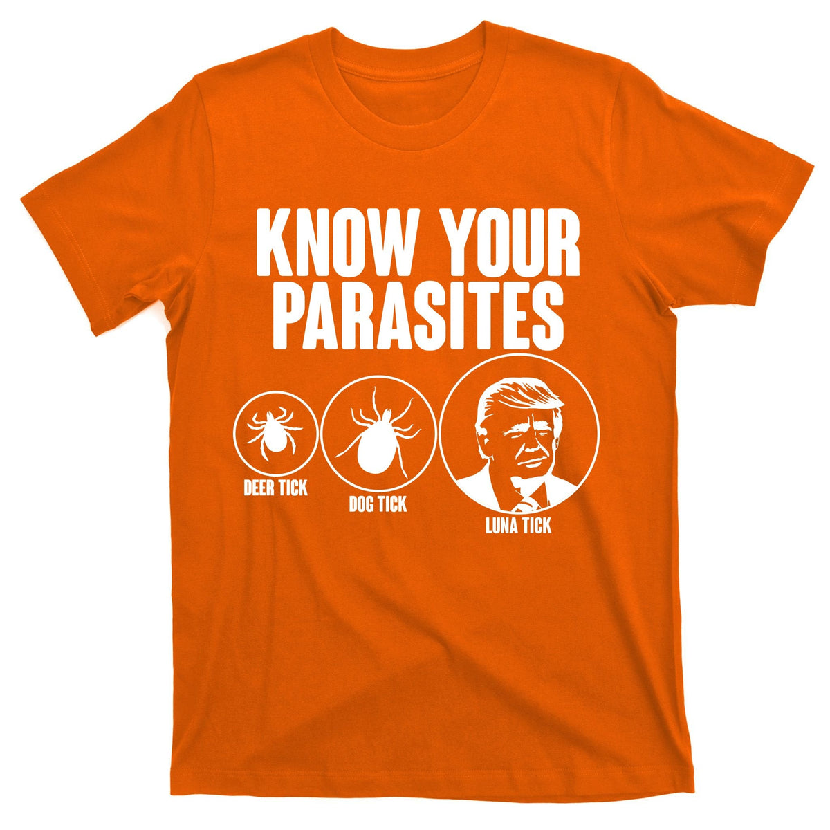 Know Your Parasites Deer Trick Dog Luna T-Shirt product image 5