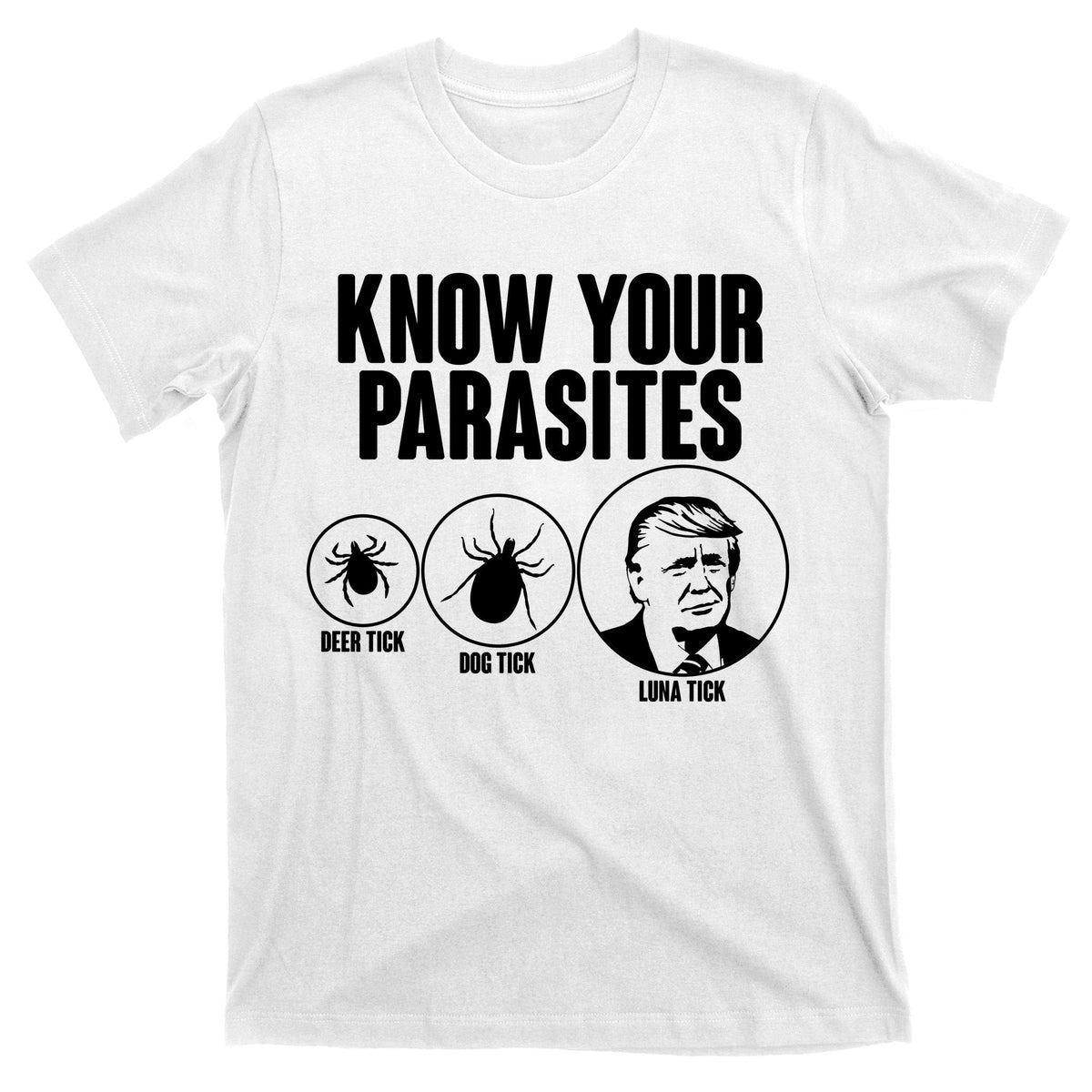Know Your Parasites Deer Trick Dog Luna T-Shirt product image 11