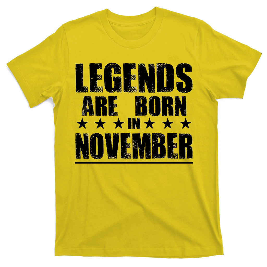 Legends Are Born In November Birthday T-Shirt product image 3