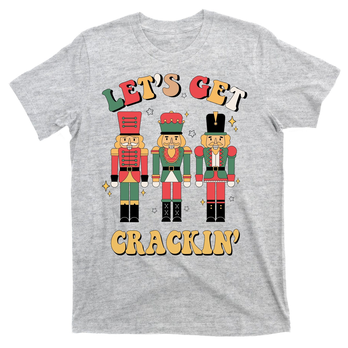 Lets Get Crackin Funny Christmas T-Shirt product image 3
