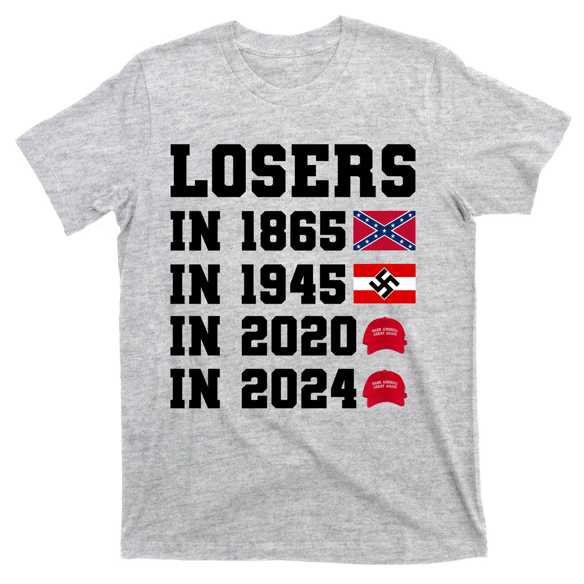 Losers In 1865 In 1945 In 2020 In 2024 T-Shirt product image 9