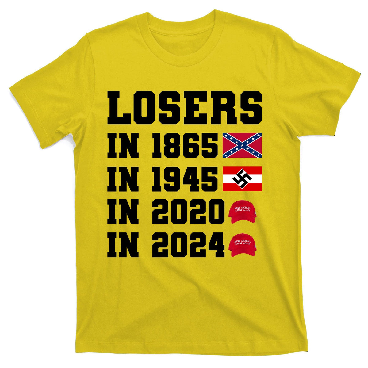 Losers In 1865 In 1945 In 2020 In 2024 T-Shirt product image 3