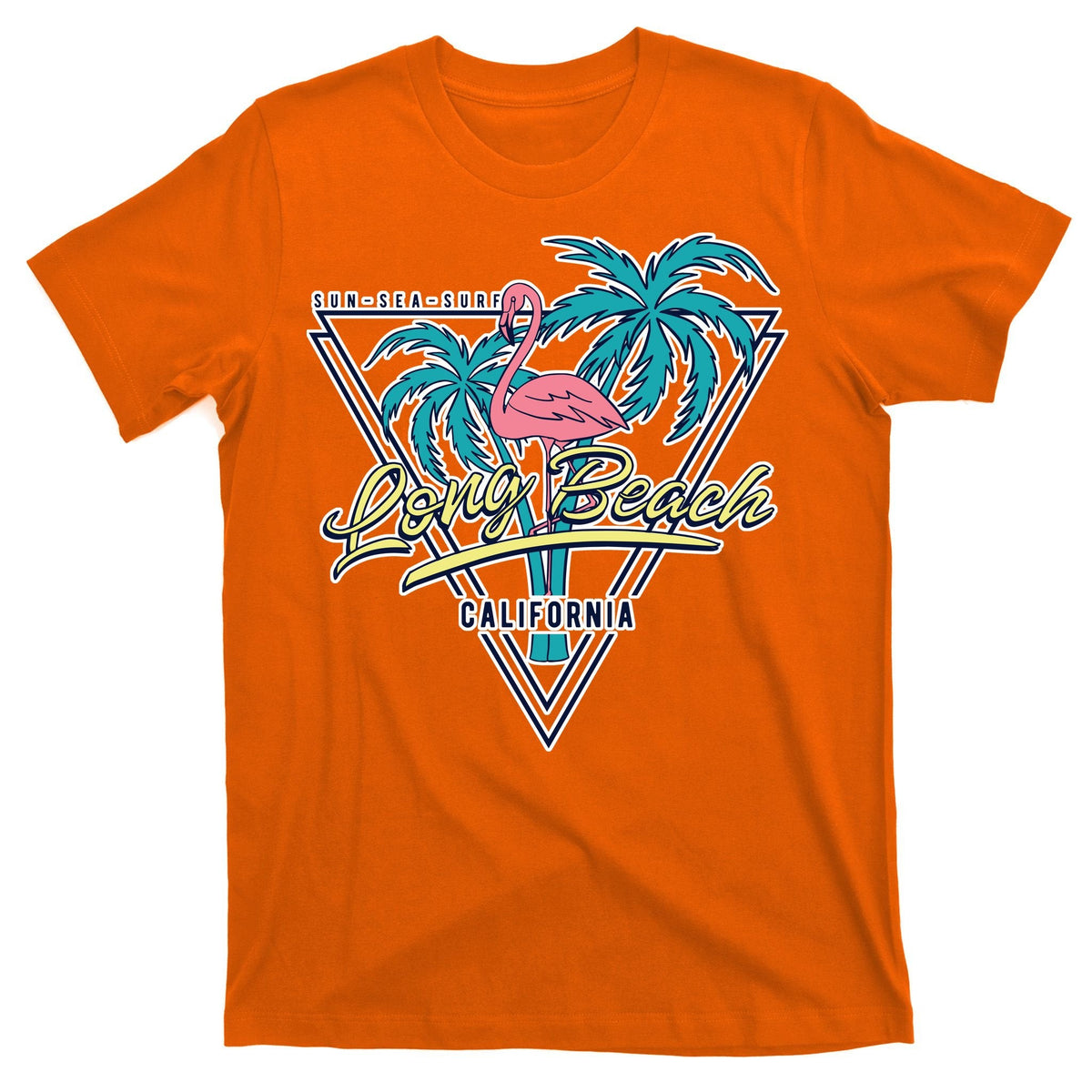 Long Beach California Retro Vibe T-Shirt product image 5