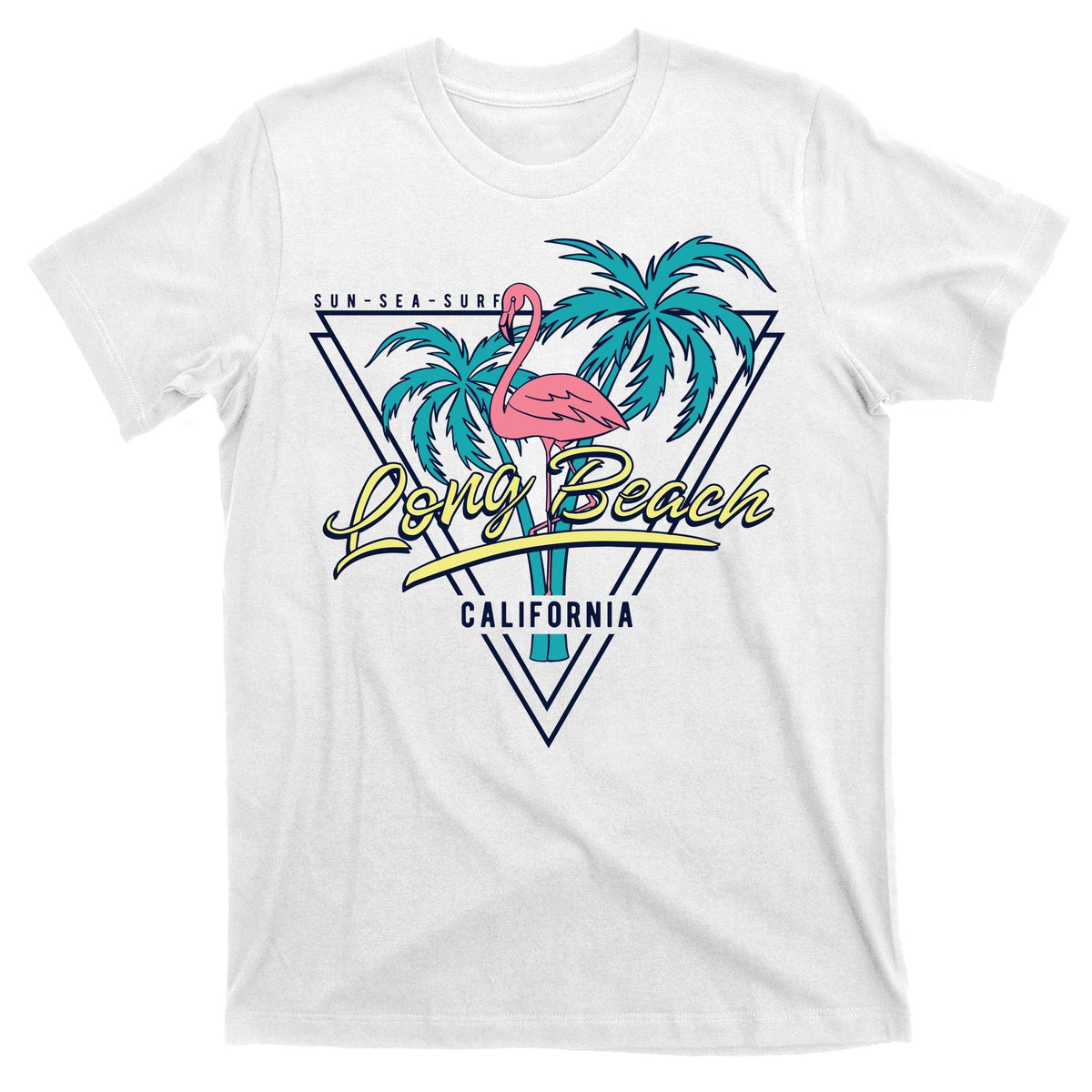 Long Beach California Retro Vibe T-Shirt product image 11