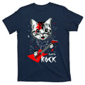 Lets Rock Cat Band Guitar And Roll T-Shirt product image 1