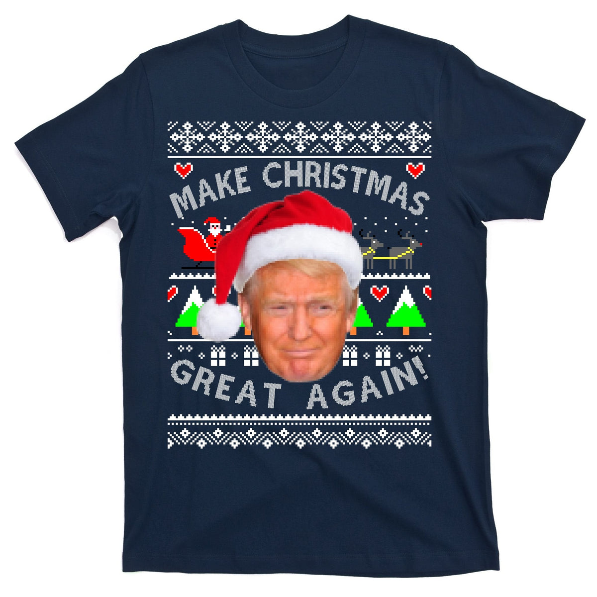 Make Christmas Great Again! Donald Trump Ugly Sweater product image 1