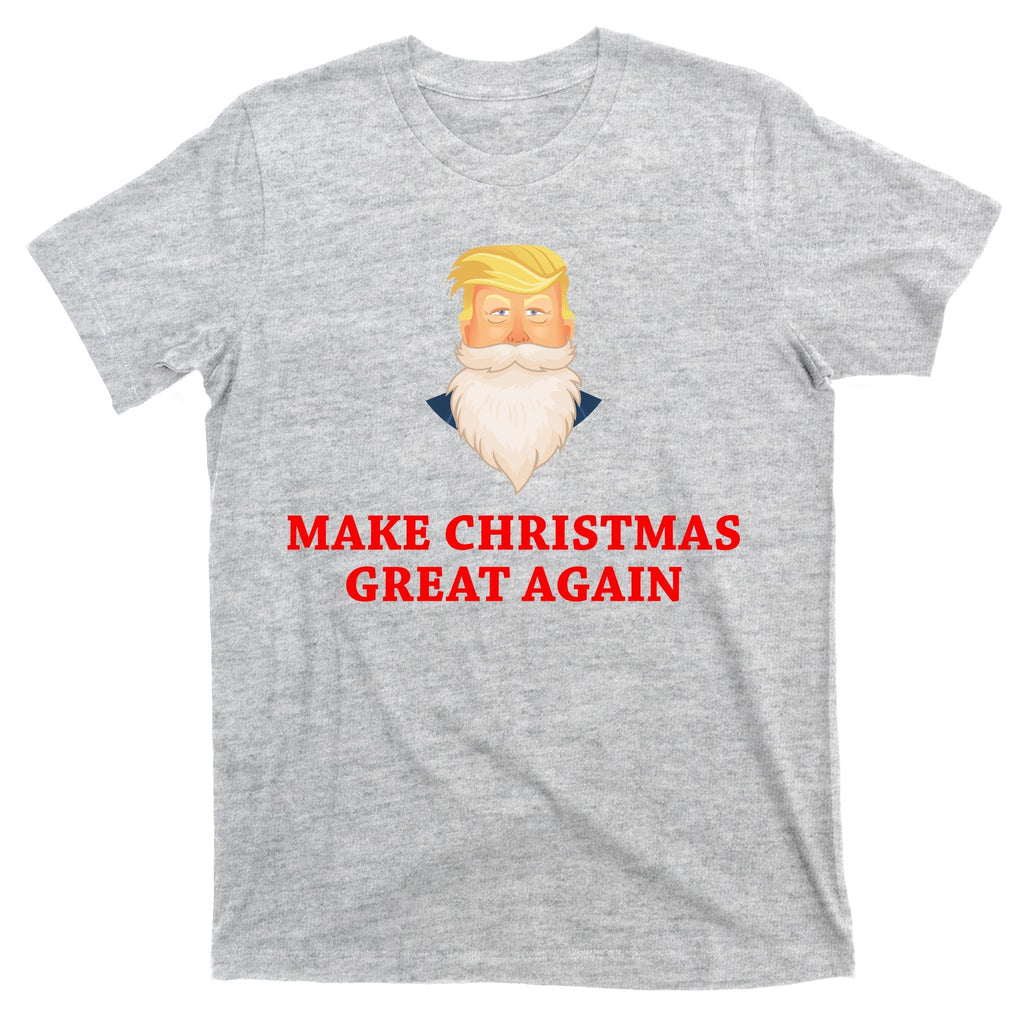 Make Christmas Great Again Santa Beard Trump T-Shirt product image 9