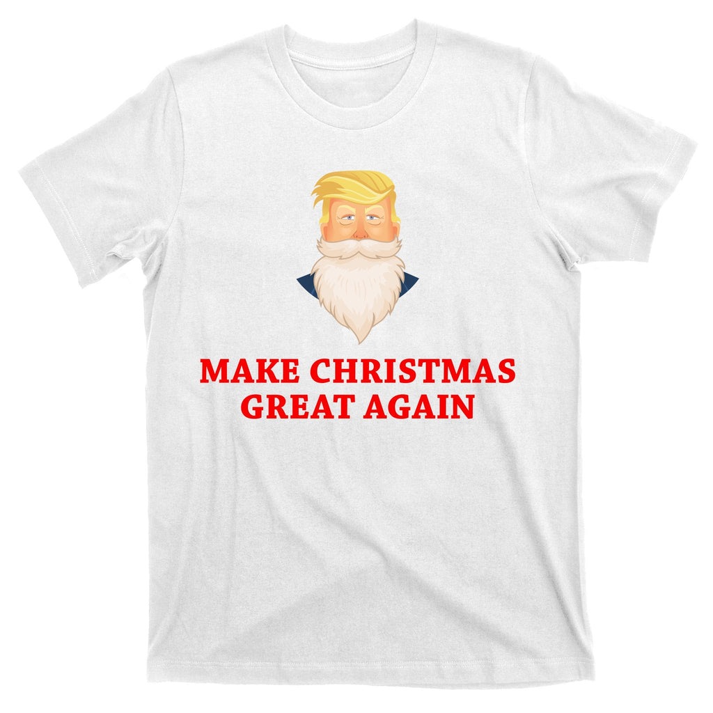 Make Christmas Great Again Santa Beard Trump T-Shirt product image 11