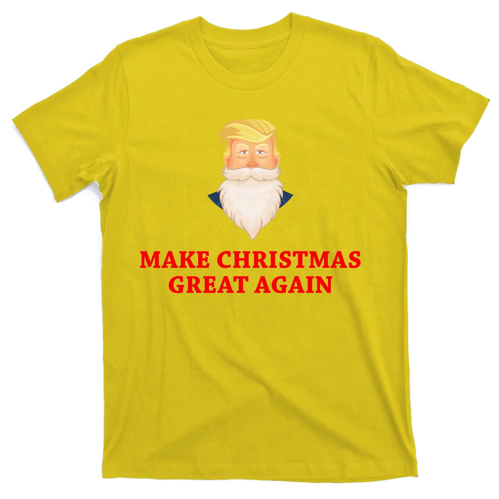Make Christmas Great Again Santa Beard Trump T-Shirt product image 3