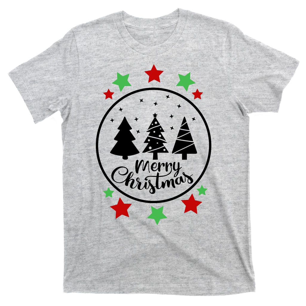 Merry Christmas Festive Circle Logo T-Shirt product image 9