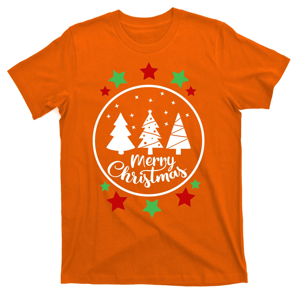 Merry Christmas Festive Circle Logo T-Shirt product image 5