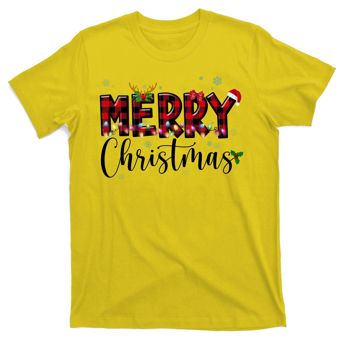 Merry Christmas Festive Cute Holiday T-Shirt product image 3
