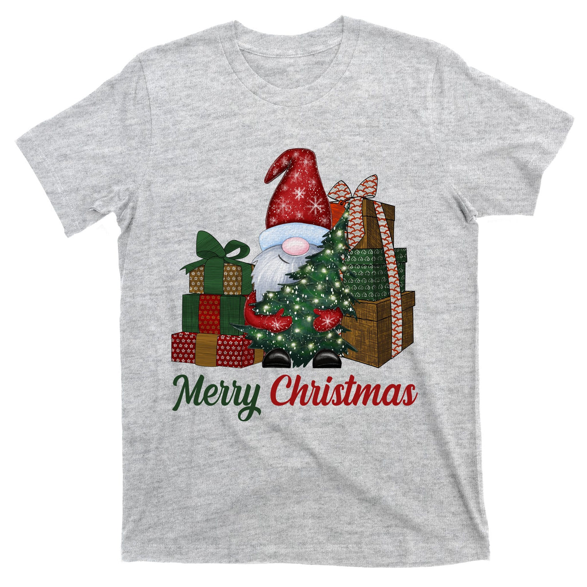Merry Christmas Gnome Festive Holiday Gift T-Shirt product image 9