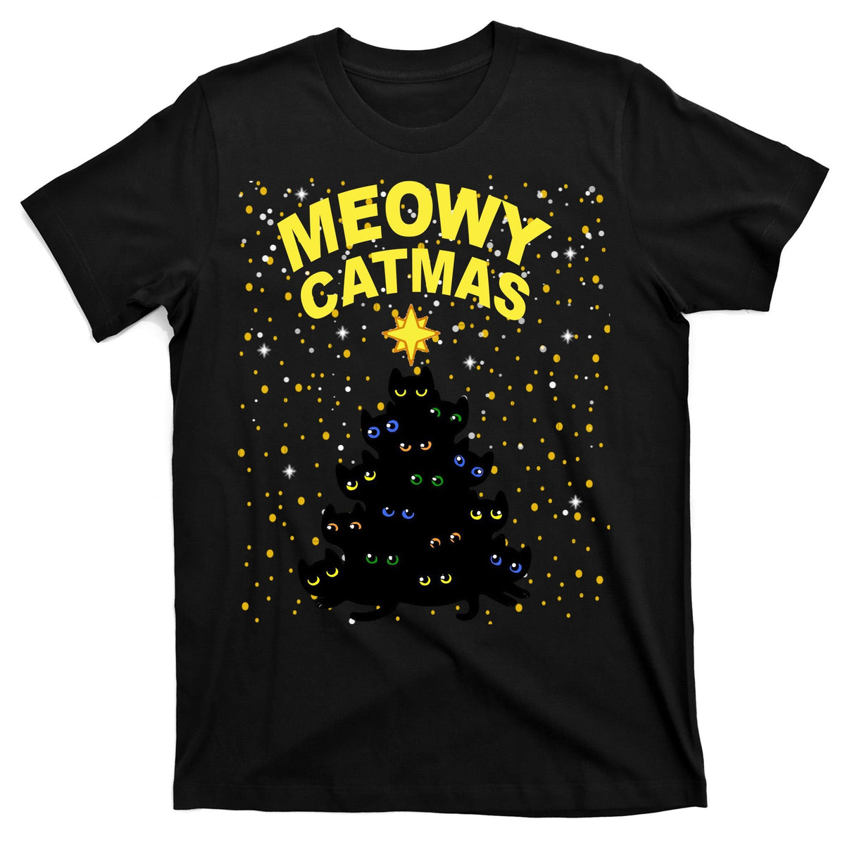 Meowy Christmas T-Shirt product image 7