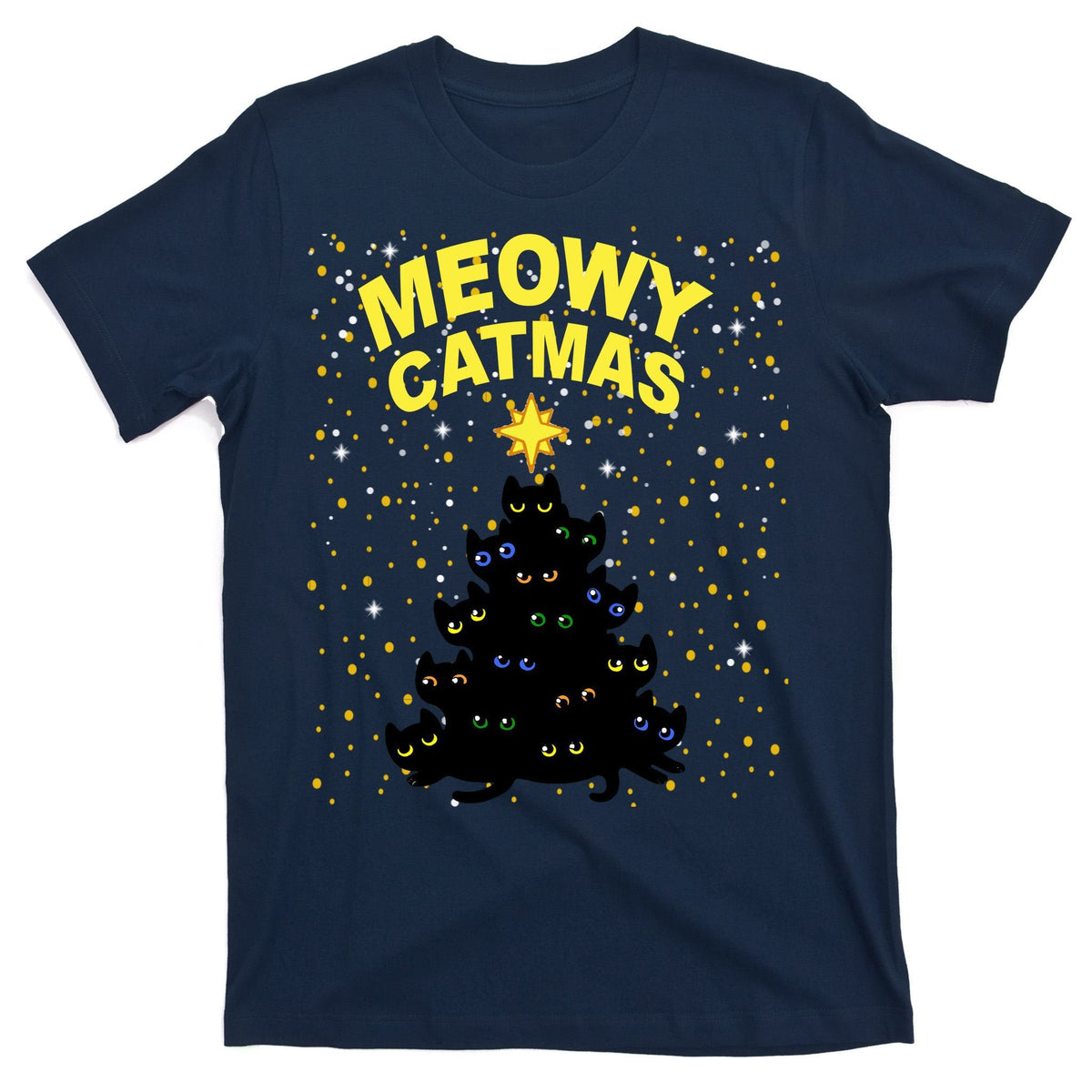 Meowy Christmas T-Shirt product image 1