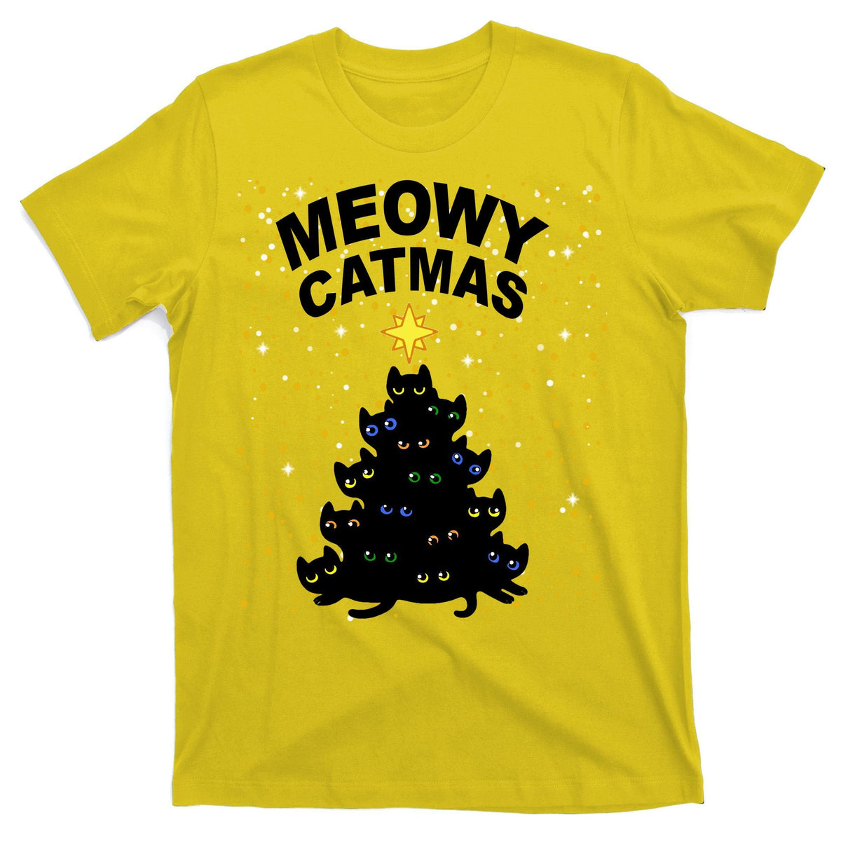 Meowy Christmas T-Shirt product image 3