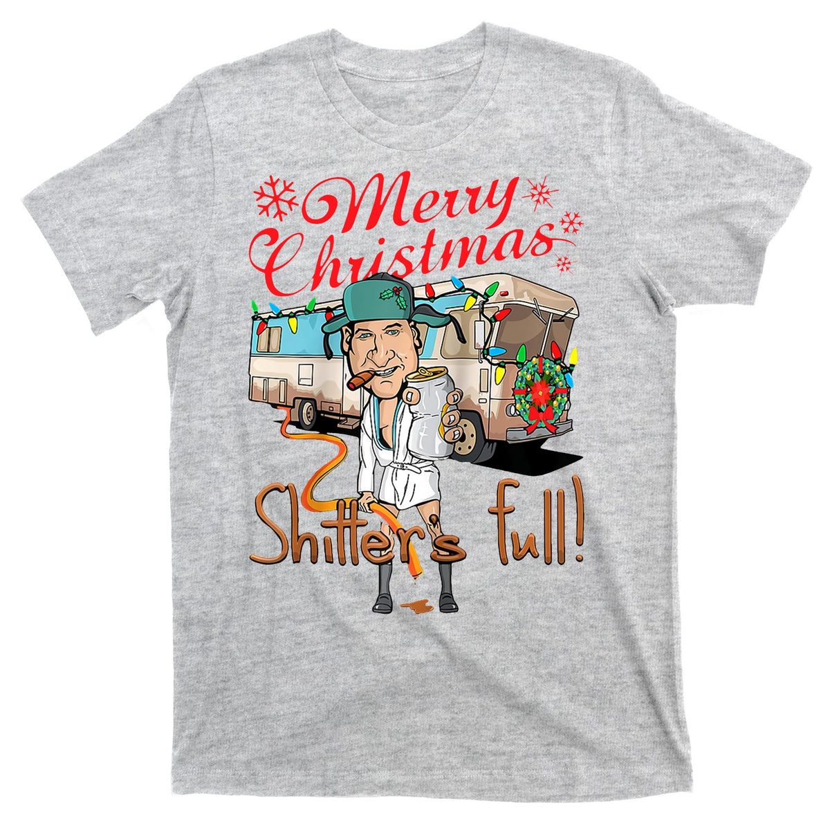 Merry Christmas Shitter's Full T-Shirt product image 9