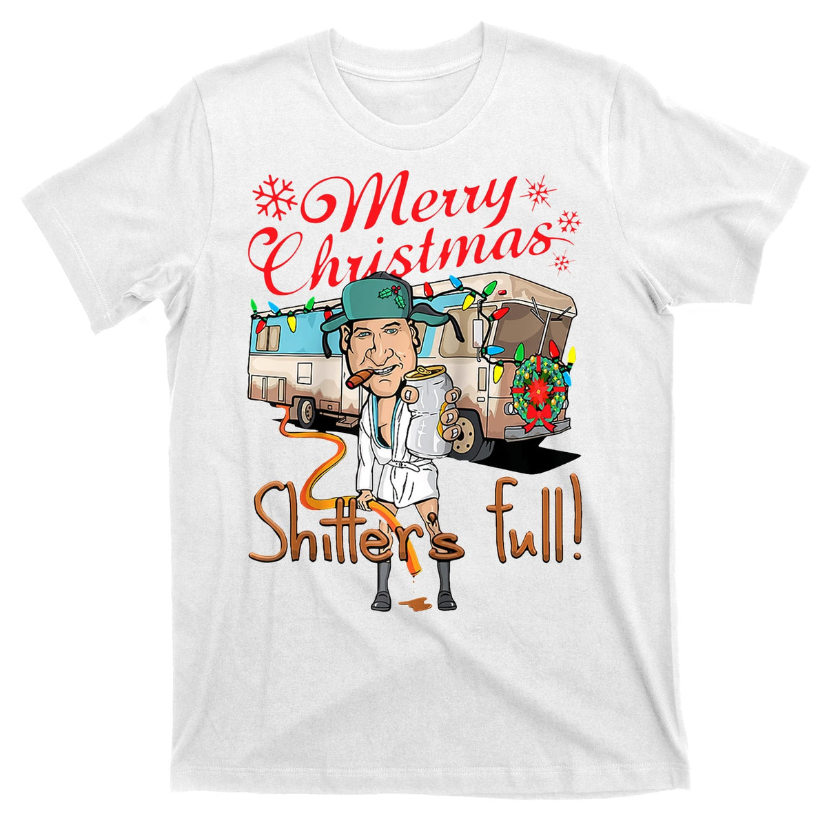 Merry Christmas Shitter's Full T-Shirt product image 11