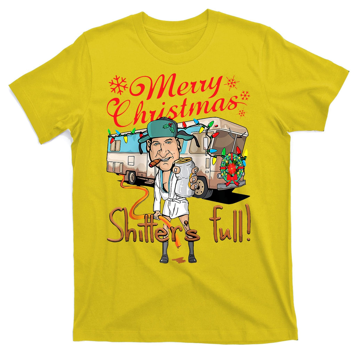 Merry Christmas Shitter's Full T-Shirt product image 3