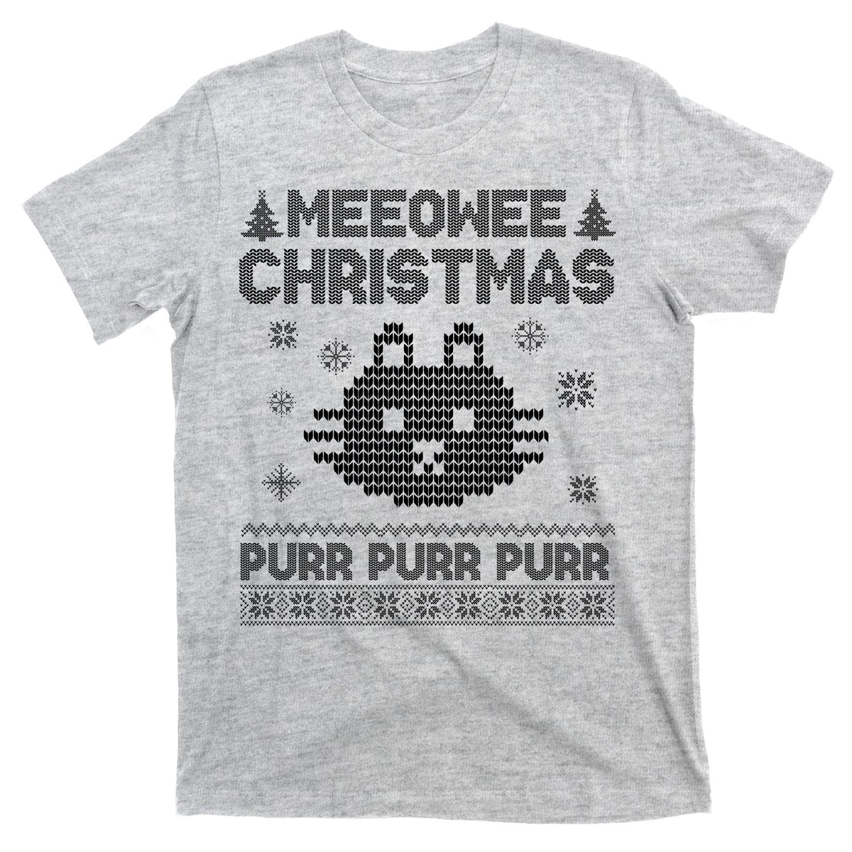 Meeowee Christmas Ugly Sweater T-Shirt product image 9