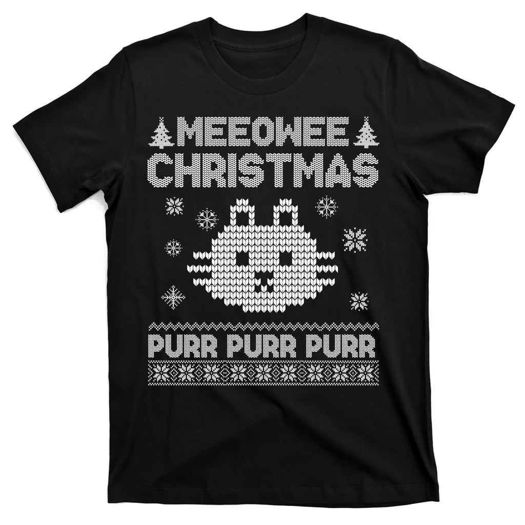 Meeowee Christmas Ugly Sweater T-Shirt product image 7