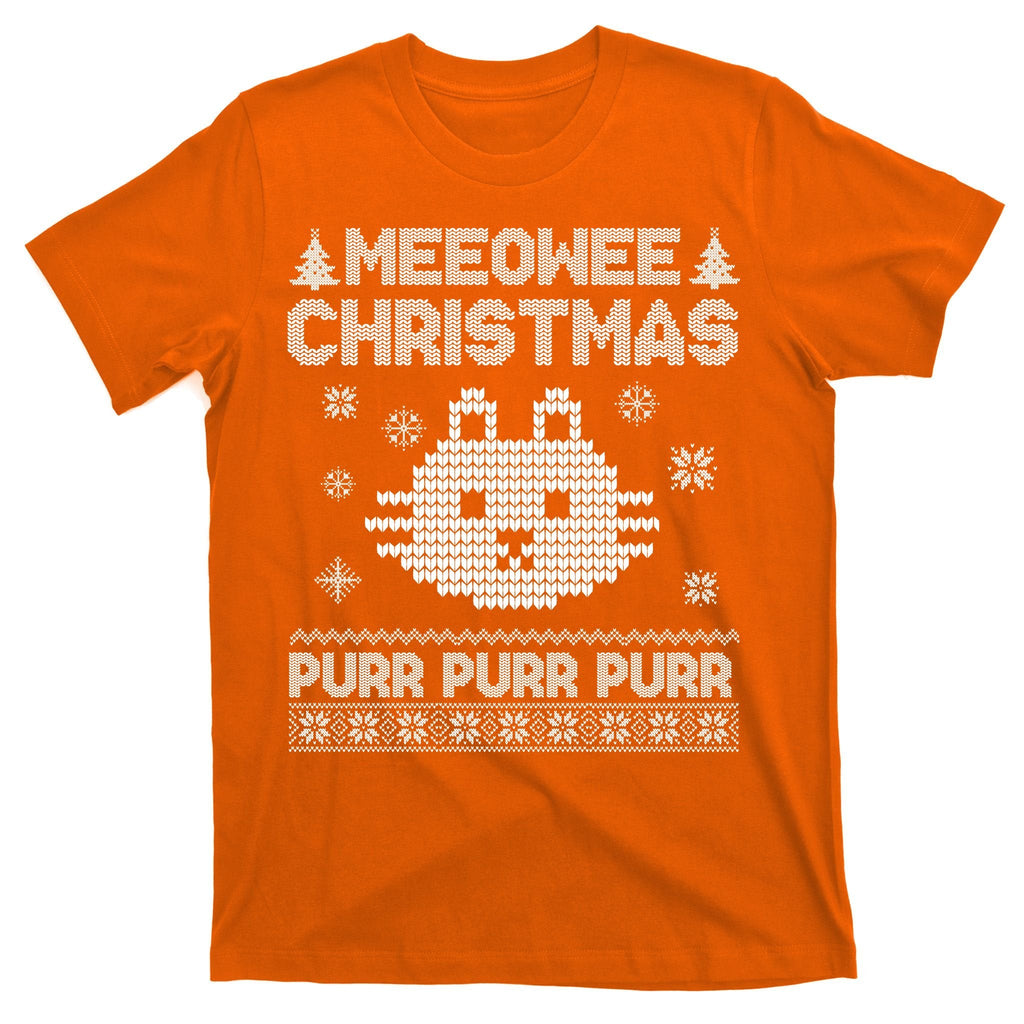 Meeowee Christmas Ugly Sweater T-Shirt product image 5