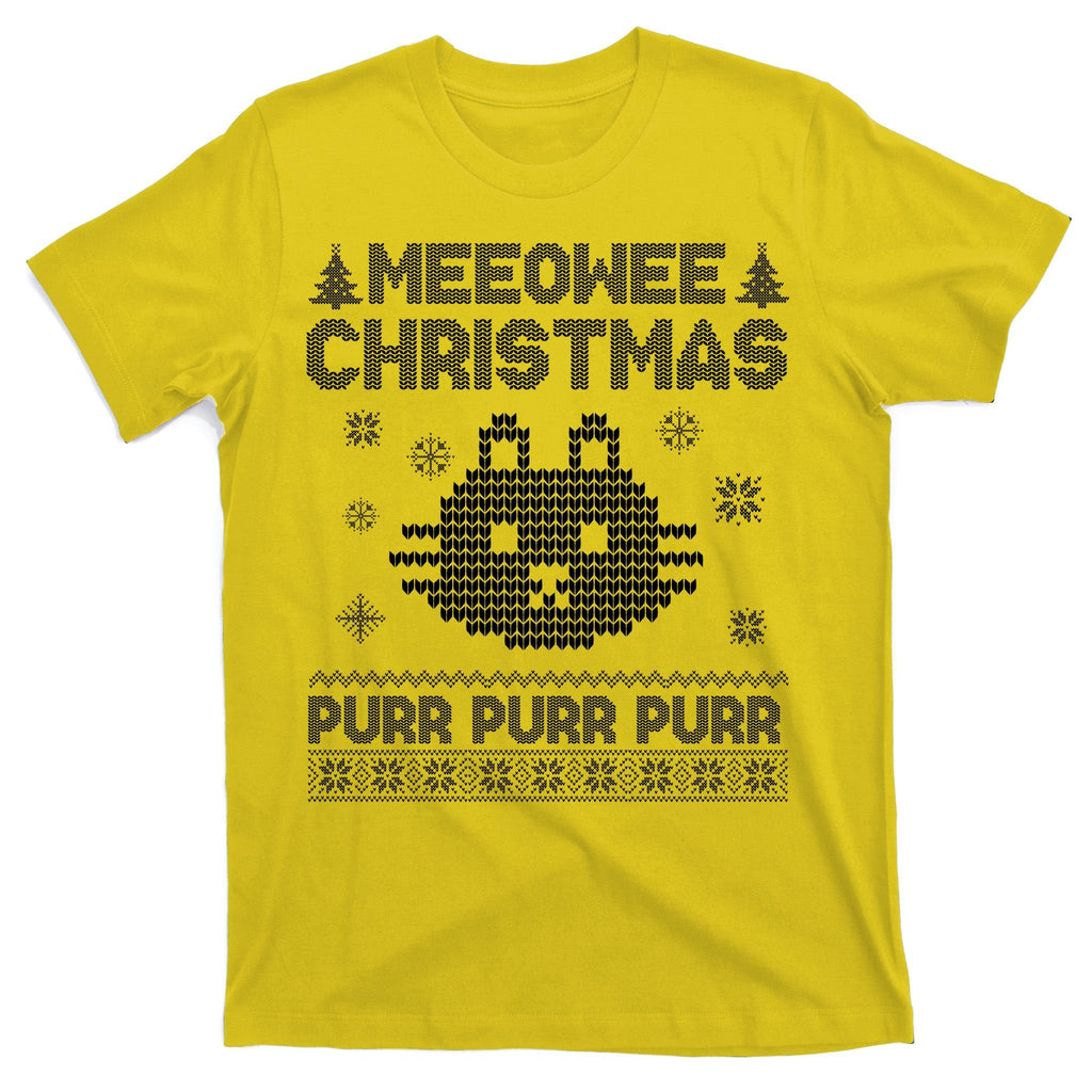 Meeowee Christmas Ugly Sweater T-Shirt product image 3