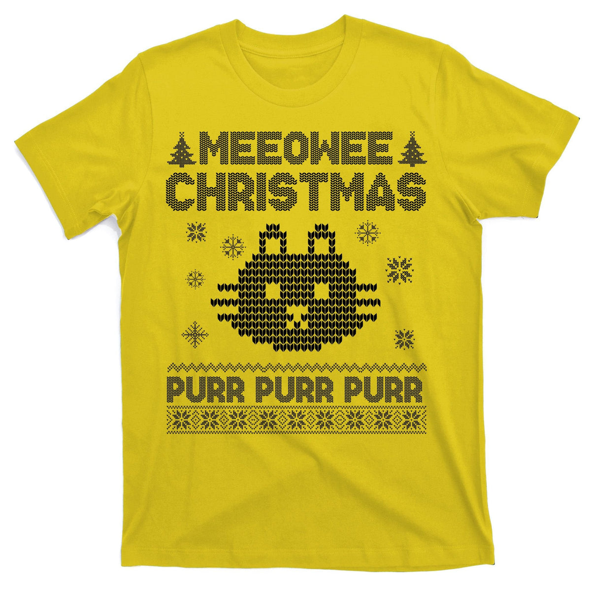 Meeowee Christmas Ugly Sweater T-Shirt product image 3