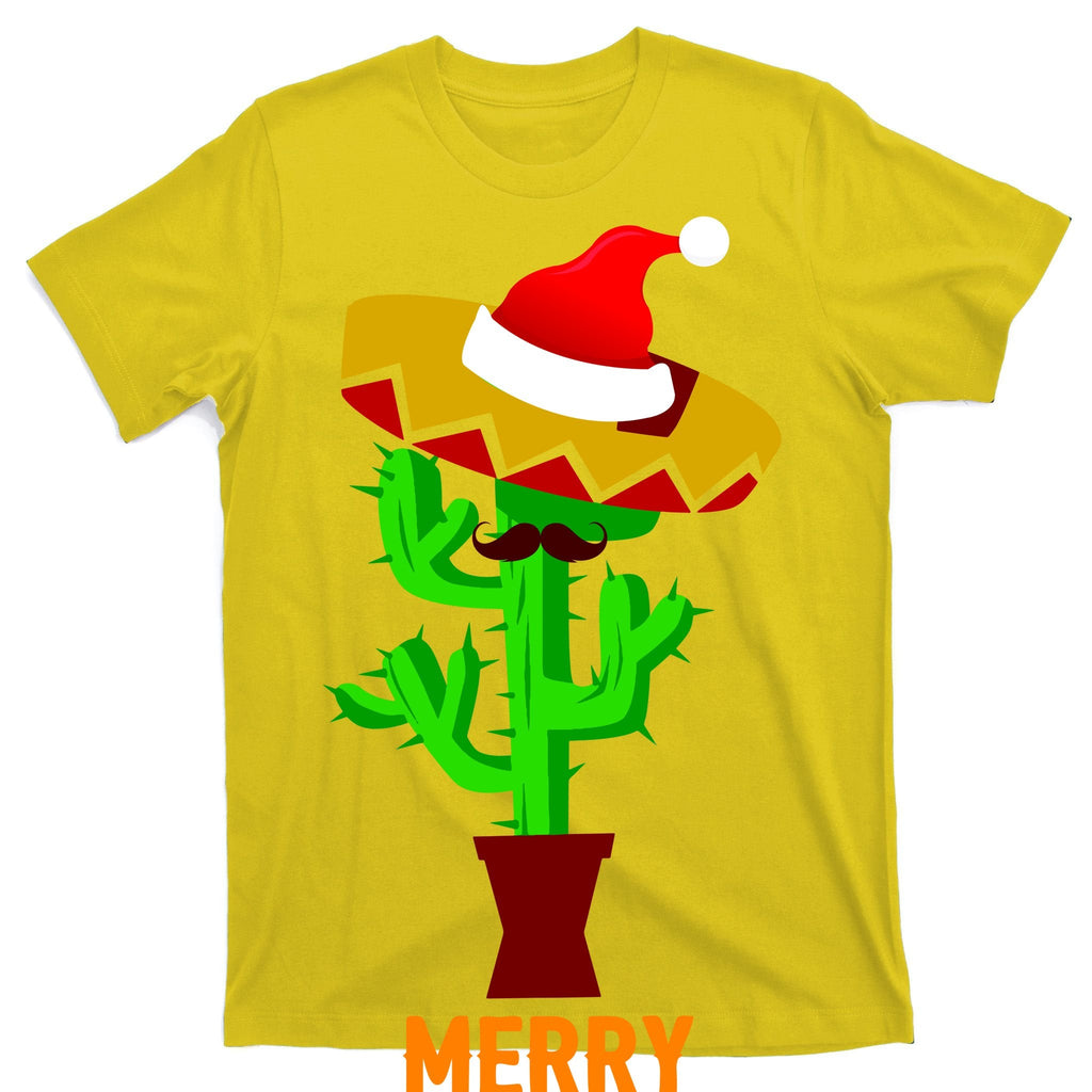 Merry Christmas Cactus T-Shirt product image 3