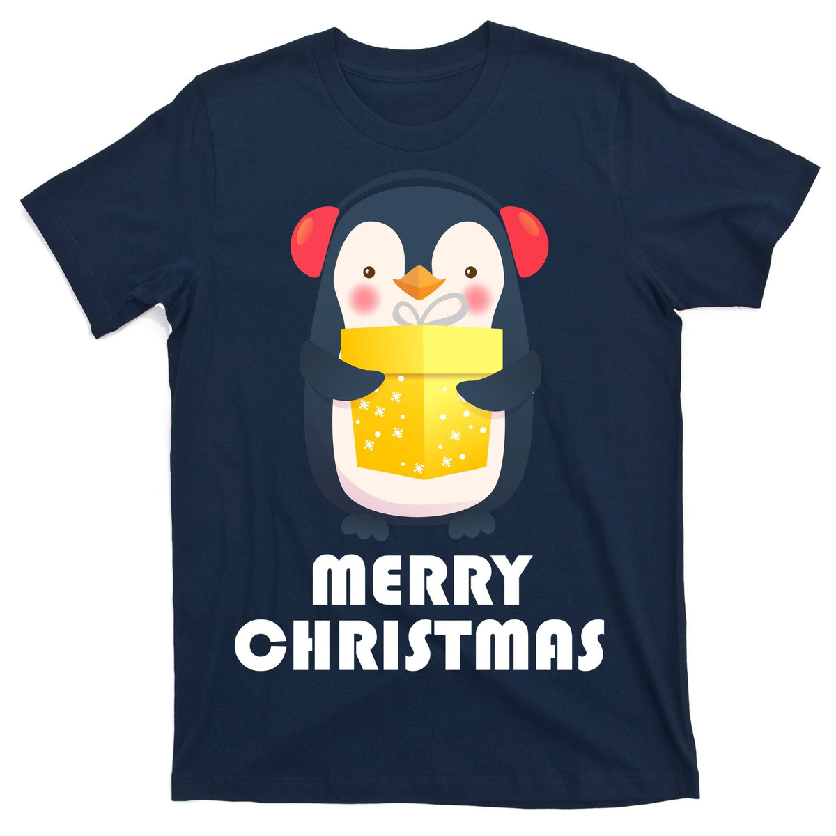 Merry Christmas Penguin T-Shirt product image 1