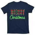 Merry Christmas Plaid T-Shirt product image 1