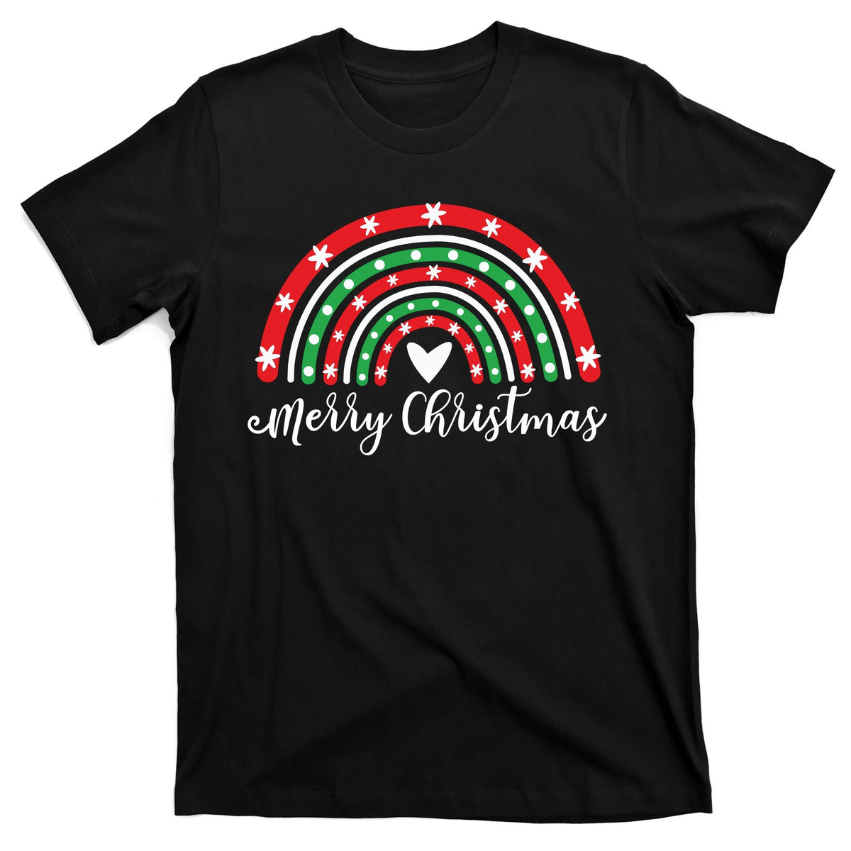 Merry Christmas Rainbow T-Shirt product image 7