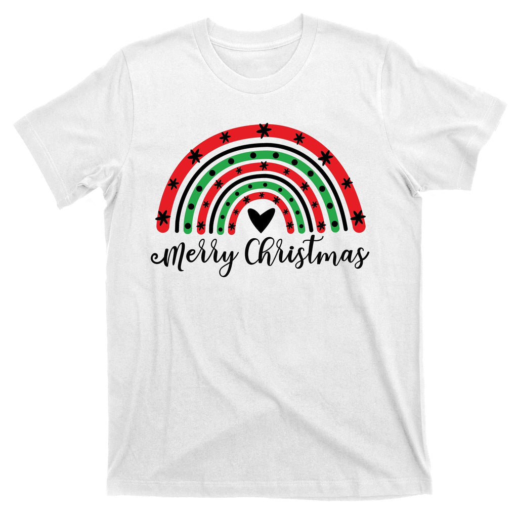 Merry Christmas Rainbow T-Shirt product image 11