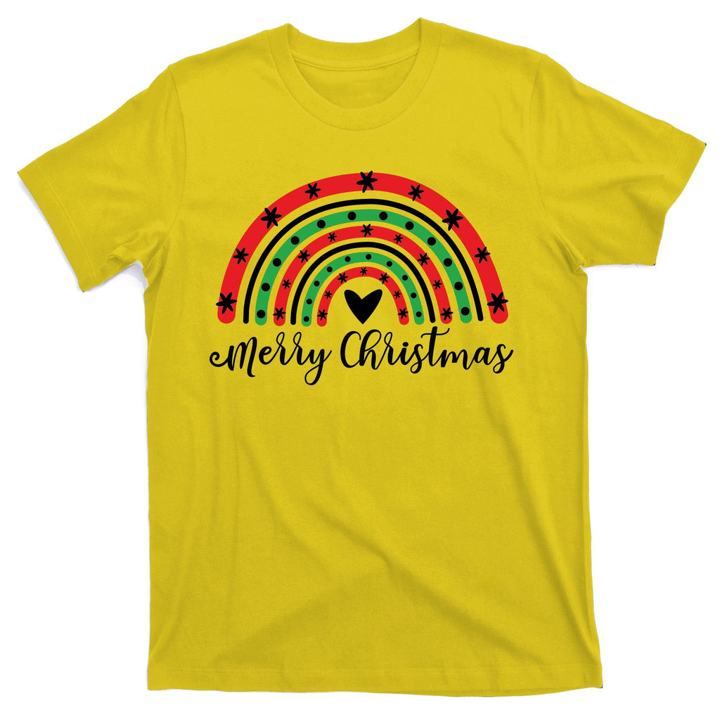 Merry Christmas Rainbow T-Shirt product image 3