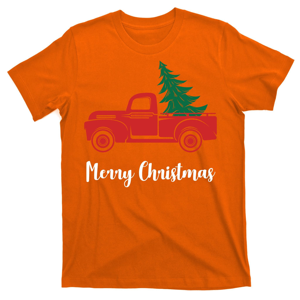Merry Christmas Tree and Truck T-Shirt product image 5