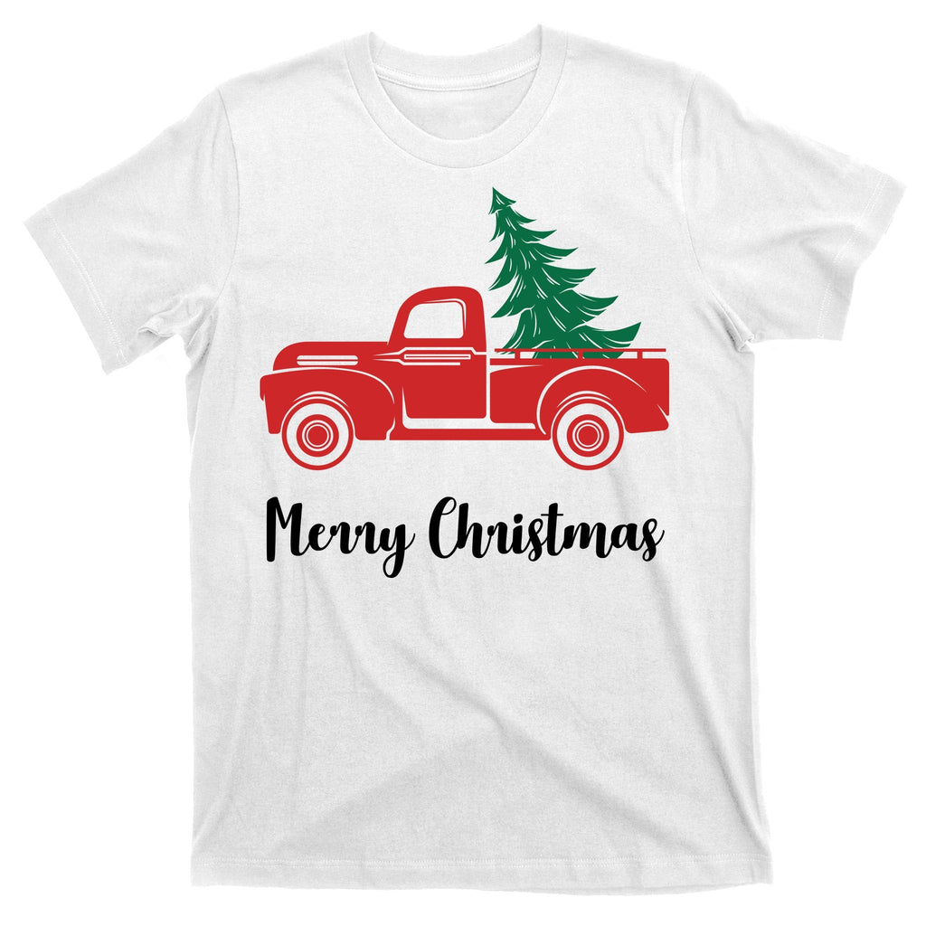 Merry Christmas Tree and Truck T-Shirt product image 11