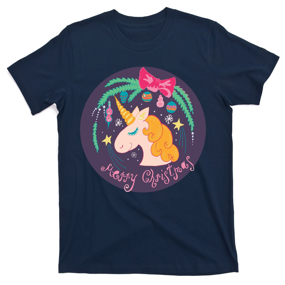 Merry Christmas Unicorn T-Shirt product image 1