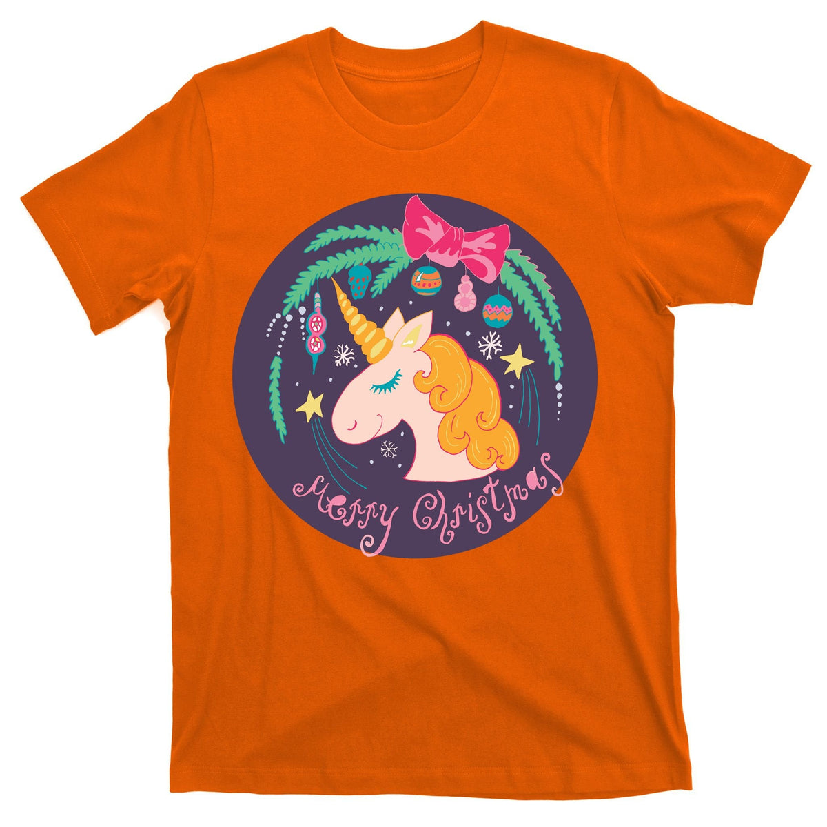 Merry Christmas Unicorn T-Shirt product image 5